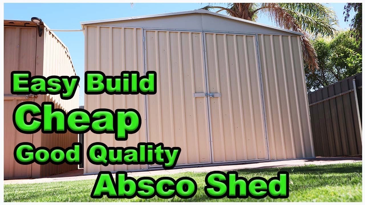 ABSCO SHED Cheap, Easy Build and Good Quality