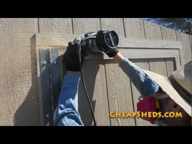 Building A Garden Shed Door Video Part 2