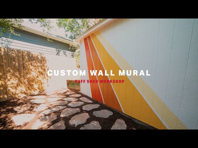 DIY Workshop: How to Paint a Shed Mural