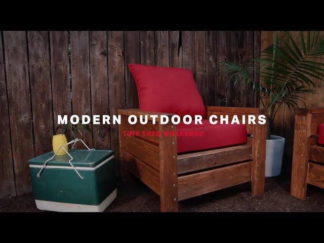 DIY Workshop: Modern Outdoor Chairs