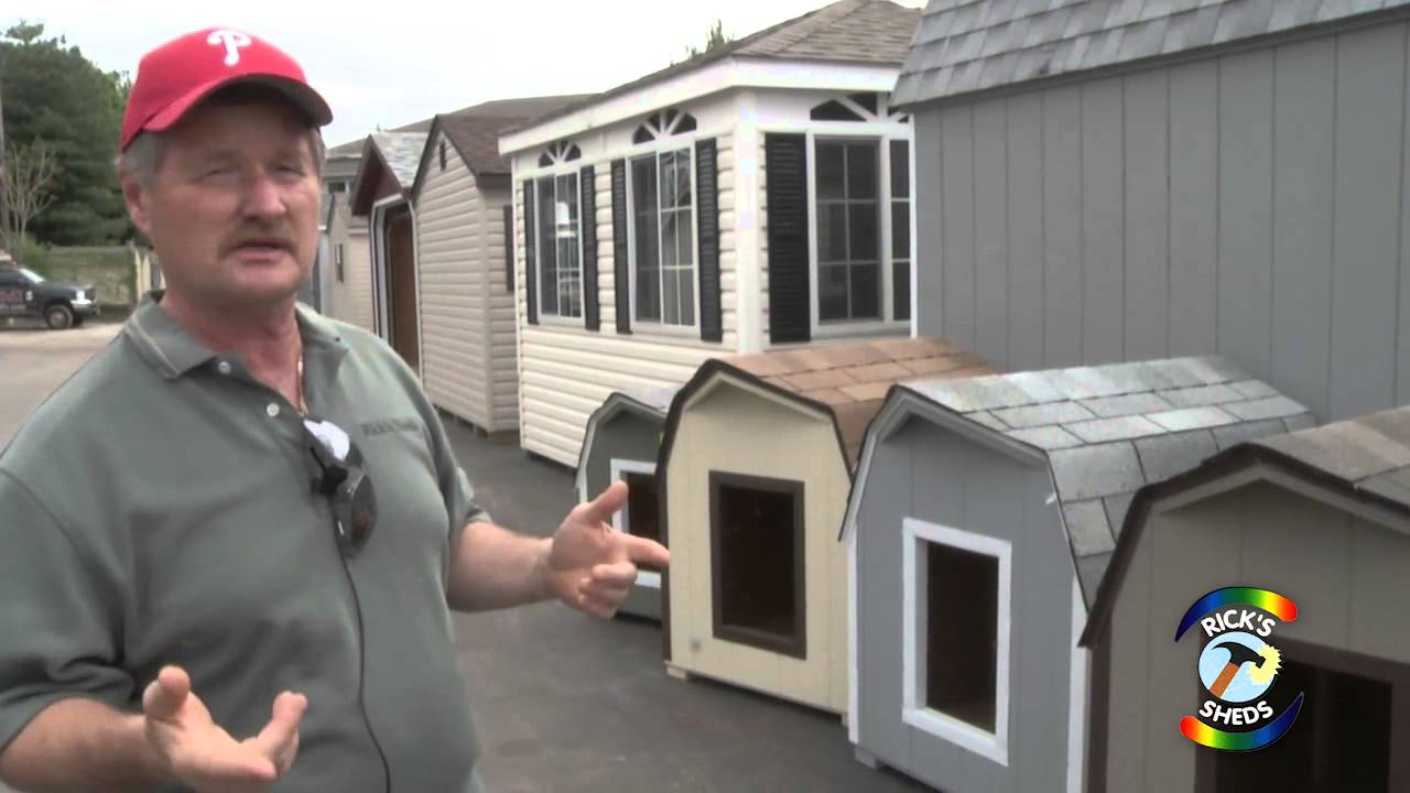 Handcrafted Dog Houses by Ricks Sheds 610-494-7433