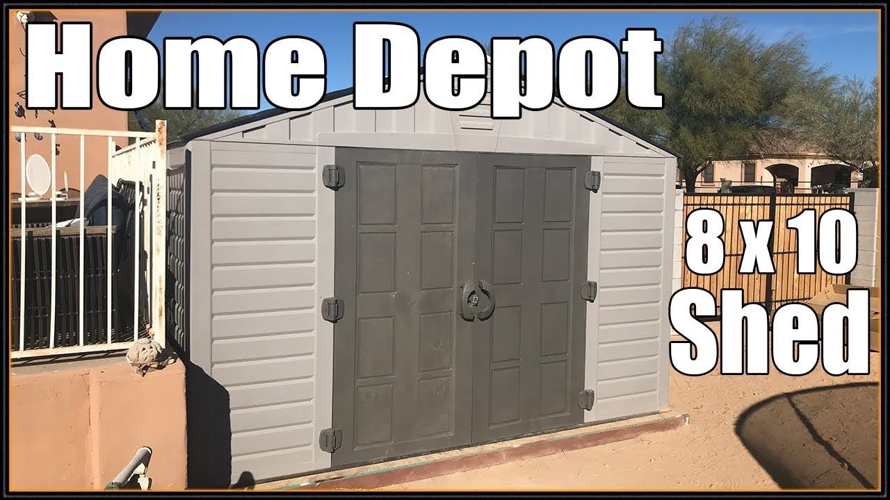 Home Depot 8 x 10 Shed | Install | 2021