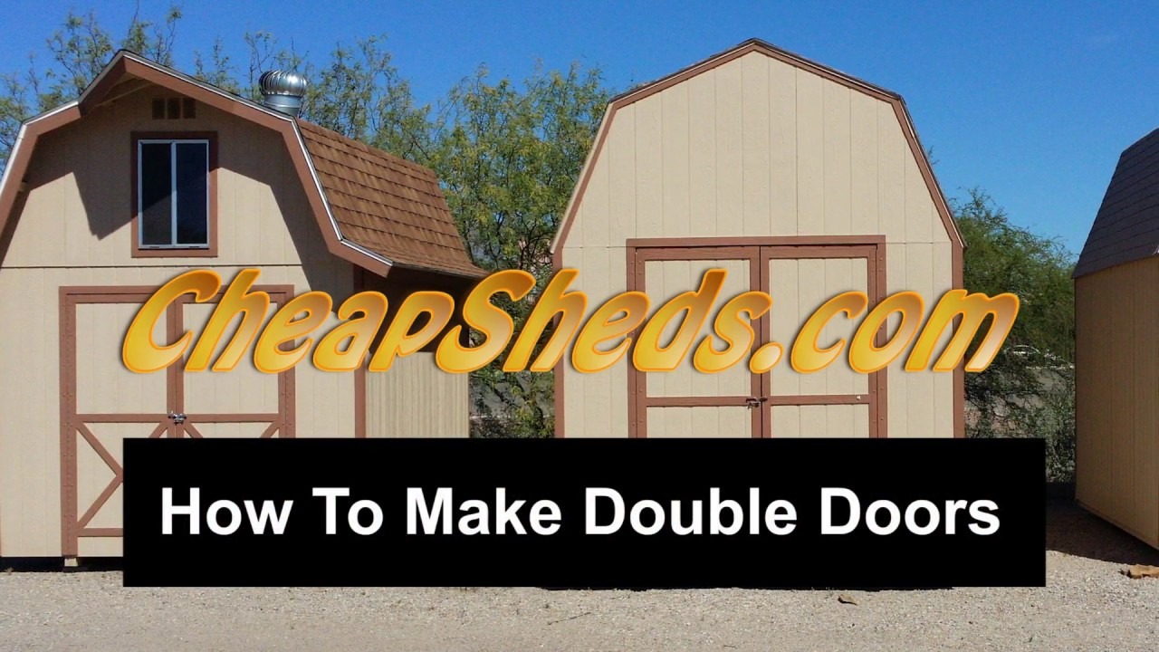 How To Build Double Shed Doors