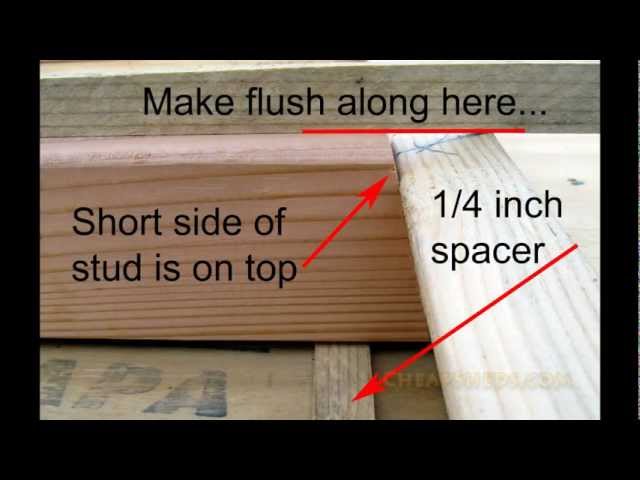 How To Build Side Walls For Your Garden Shed Video