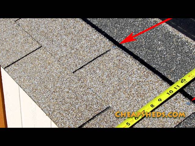 How To Shingle A Shed Roof Video