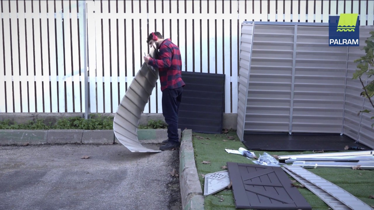 Palram SkyLight™ Garden Sheds are Flexible and SUPER Strong