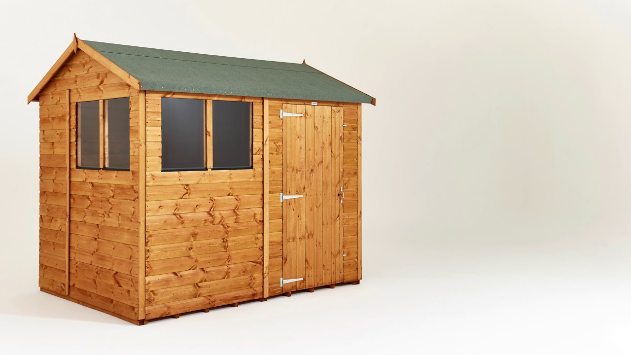 Power Sheds - 8x6 Power Apex Garden Shed