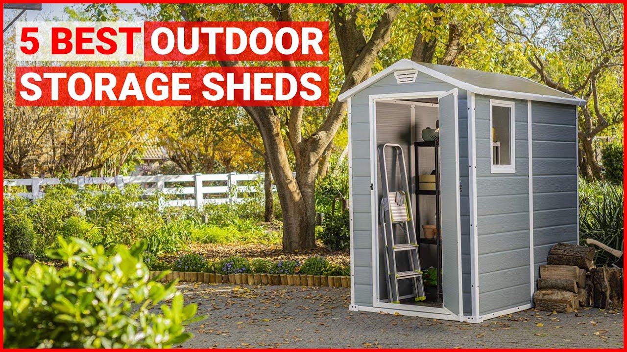 5 Best Outdoor Storage Sheds Review 2021 [ Reviewed in Details ] ✅✅✅