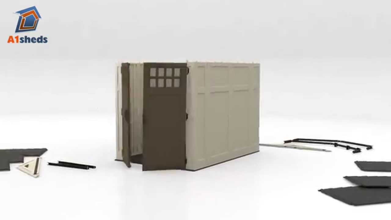 Suncast UK Shed Assembly Animation