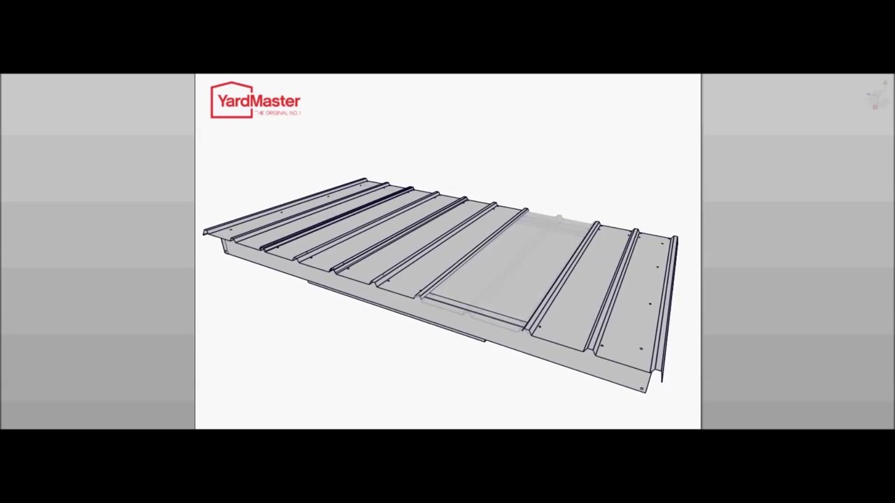 Video Assembly Yardmaster Store All 6x4 PZ Metal Shed