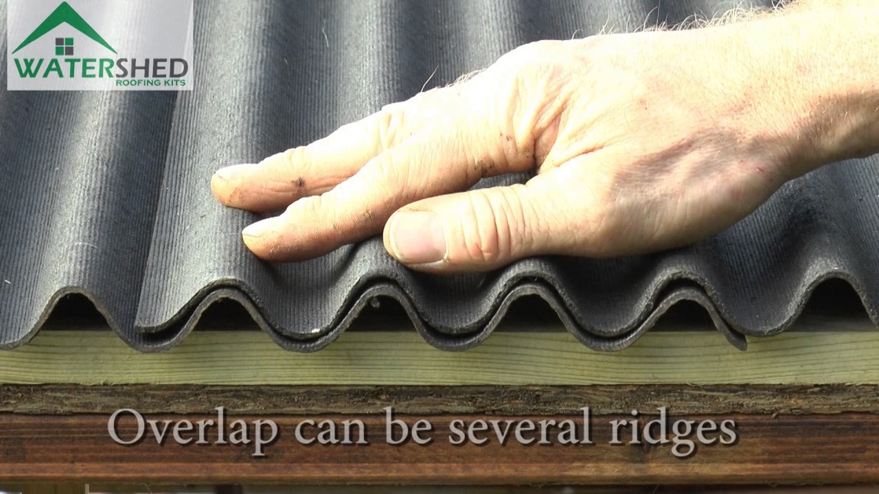 WaterShed Roofing Kits: How to re-roof your shed without roofing felt.