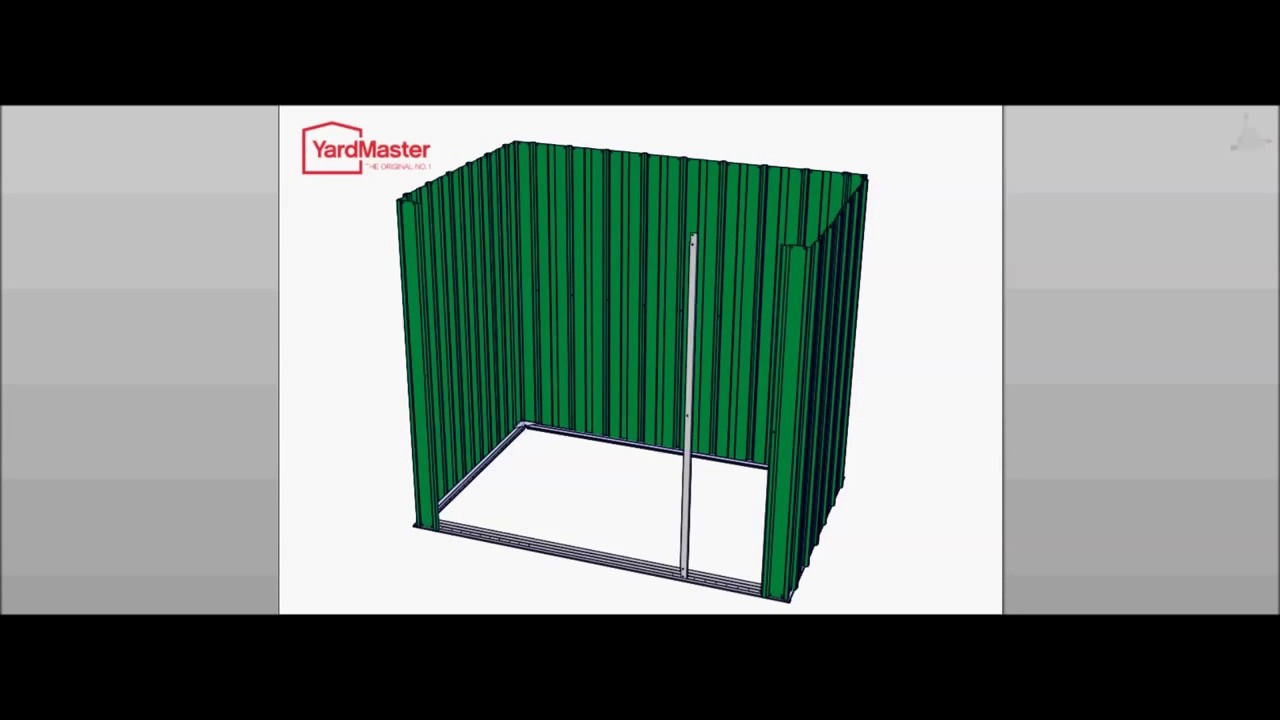 YardMaster Emerald Deluxe 6x7 GEYZ Metal Shed - Video Assembly