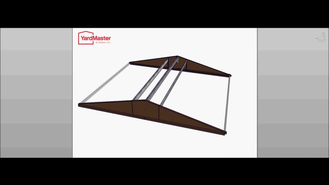 YardMaster Shiplap 10x8 TBSL Metal Shed - How to Assemble