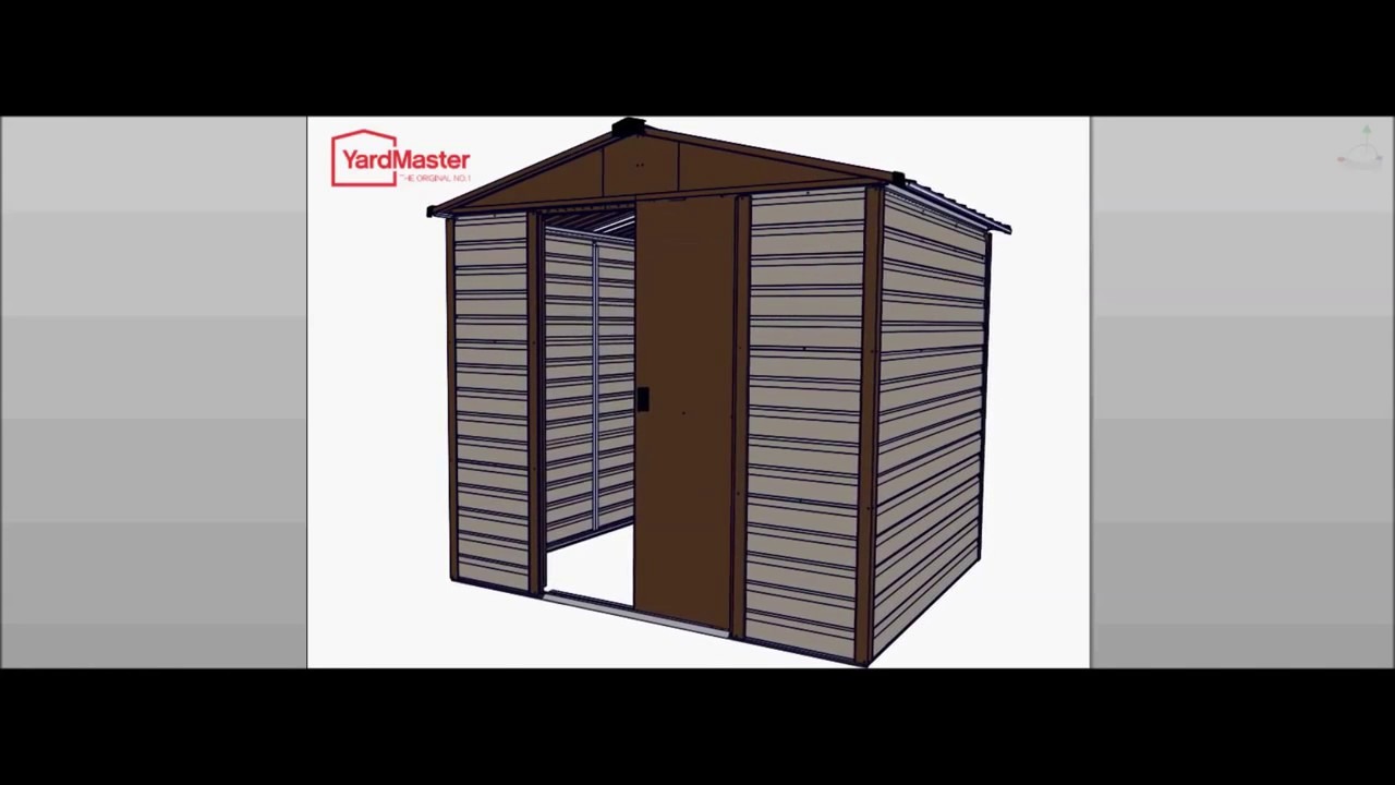 YardMaster Shiplap 8x6 TBSL Metal Shed - How to Assemble