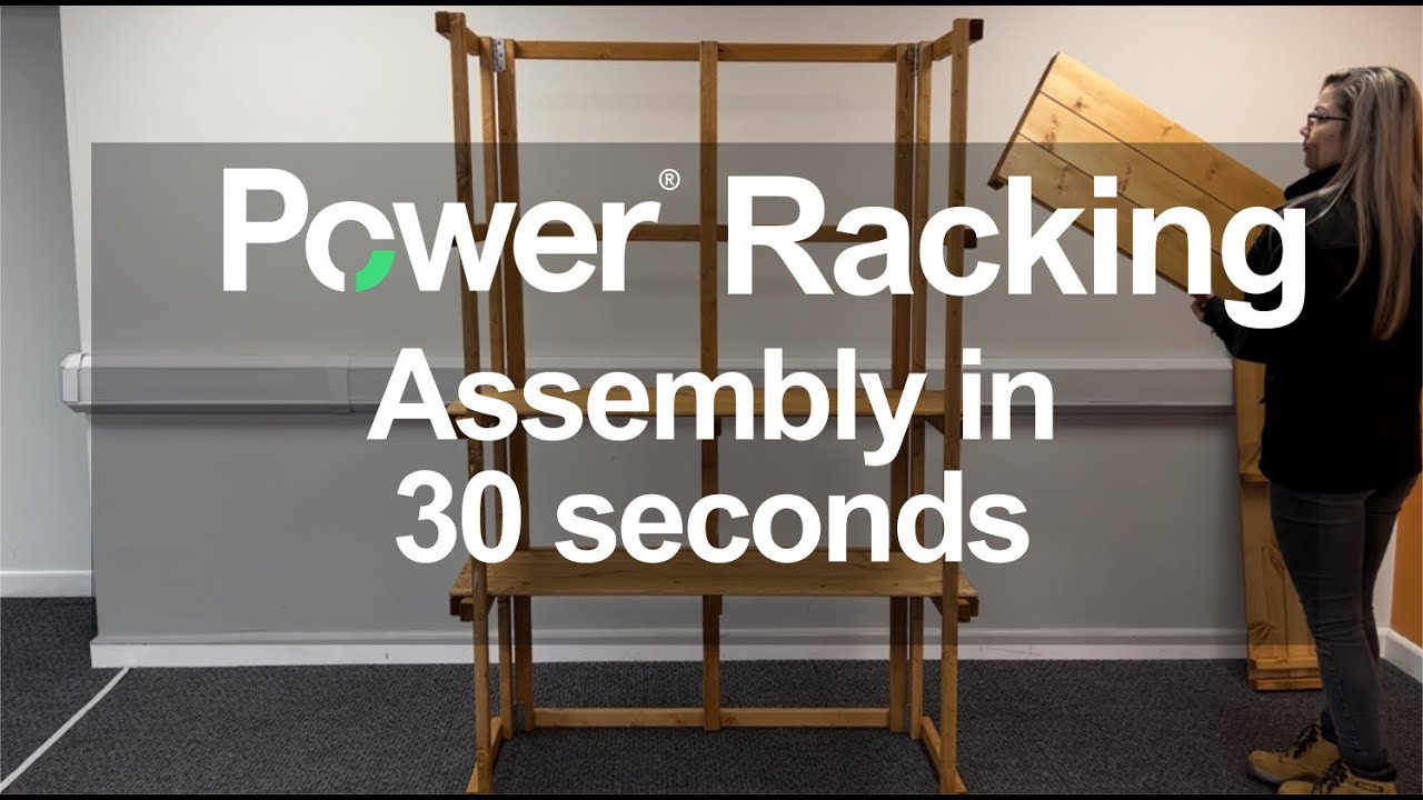 Power Racking - Easy Assembly Shelving for shed, garage, or home