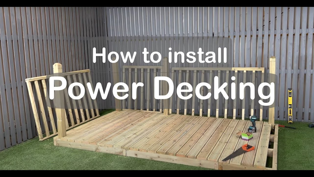 How to Install a Power Decking Kit - Power Decking Installation Video