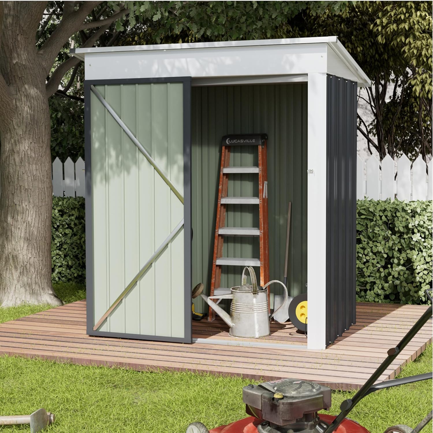 greesum metal outdoor storage shed 6ft x 4ft review