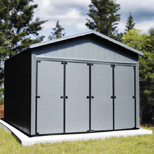 keter premier tall resin outdoor storage shed grey black review