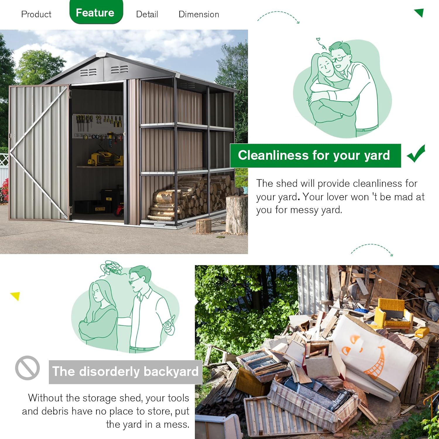 aecojoy 6 x 4 storage shed review