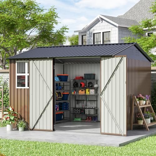 Unlocking Convenience: The Ultimate 10x10 FT Outdoor Storage Shed for Your Garden Oasis