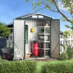 Secure Your Space: The Ultimate Guide to the 5x3X6.3FT Outdoor Steel Storage Shed